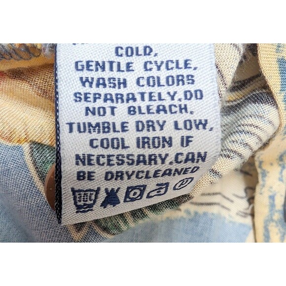 Vintage Reyn Spooner Shirt Sz M Commentating 50 Years of Hawaiian Statehood - Picture 7 of 7